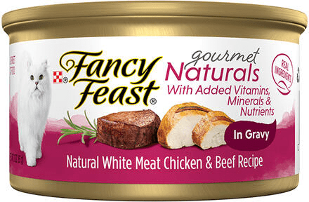 Fancy Feast Gourmet S White Meat Chicken & Beef Recipe